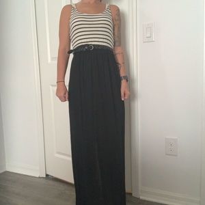 Striped Maxi Dress
